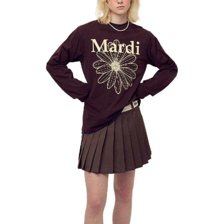 MARDI MERCREDI Drop Shoulder Sleeve T Shirt Women's