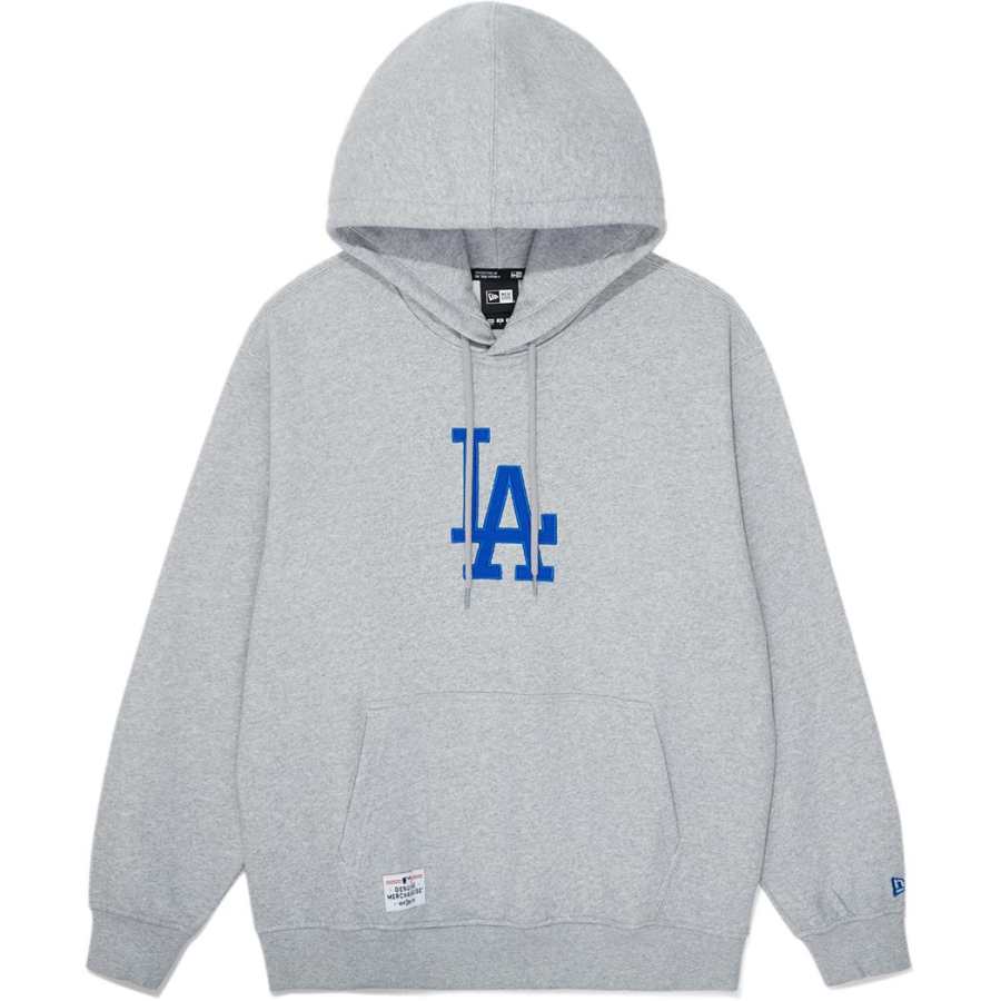 New Era Sweatshirts Unisex Heather Gray Hooded Moderate Regular