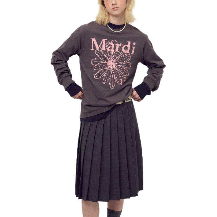 MARDI MERCREDI Drop Shoulder Sleeve T Shirt Women's