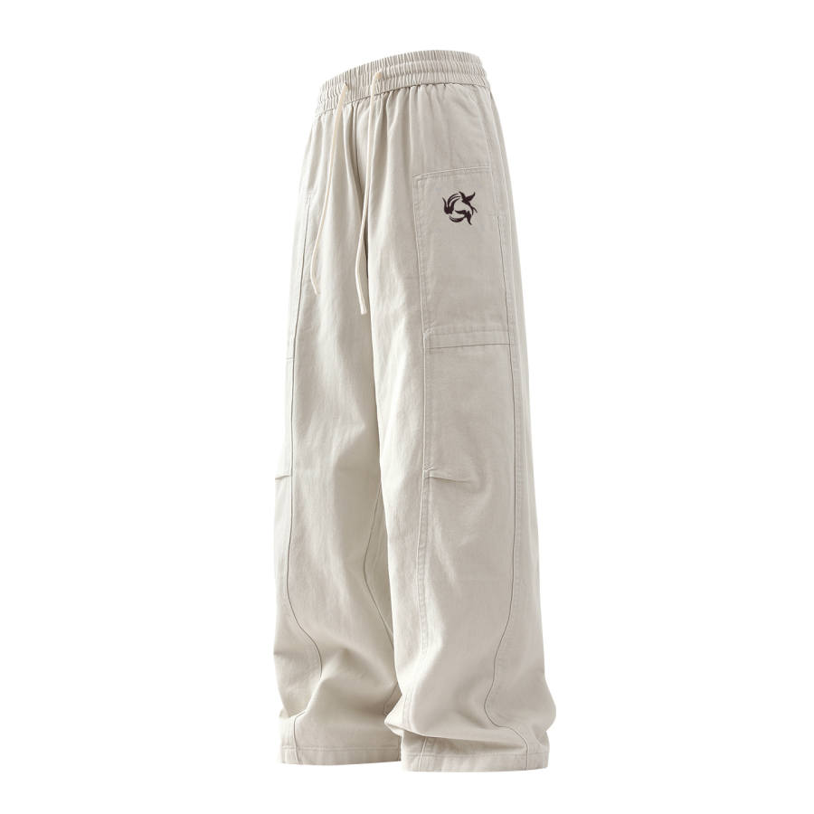 MINISO Casual Pants Unisex Moderate Straight Fit Pants
