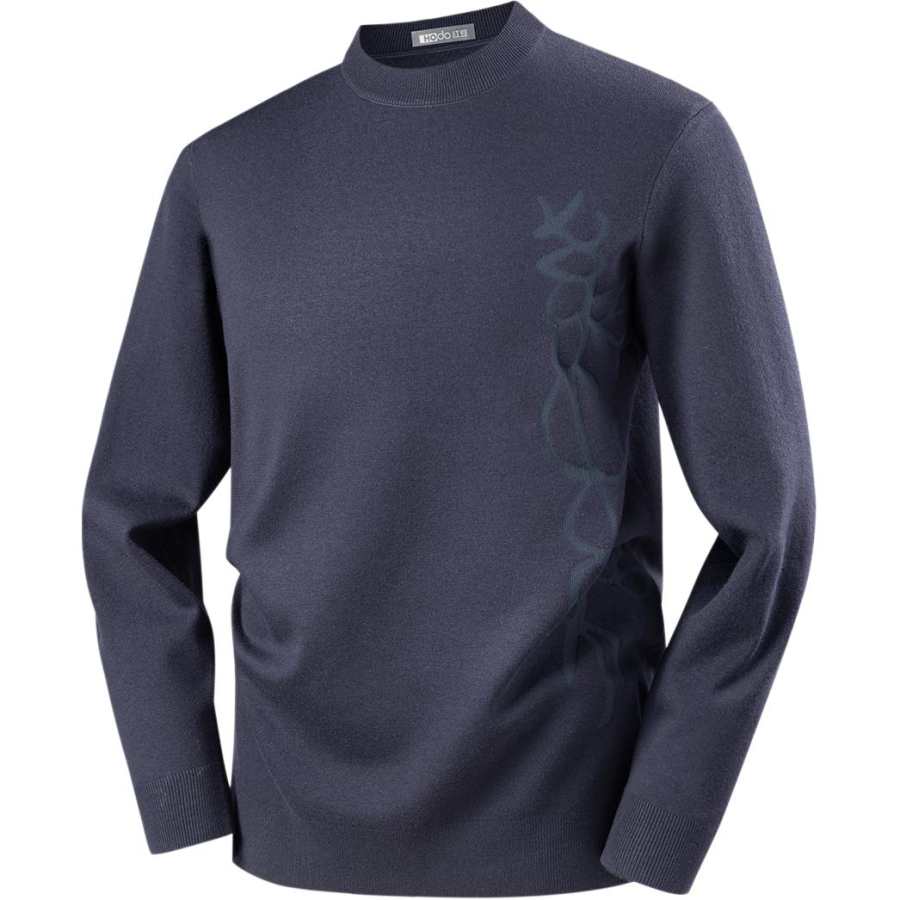 Hodo Hodo Sweaters Men's Crew Neck Thickened Base Layer