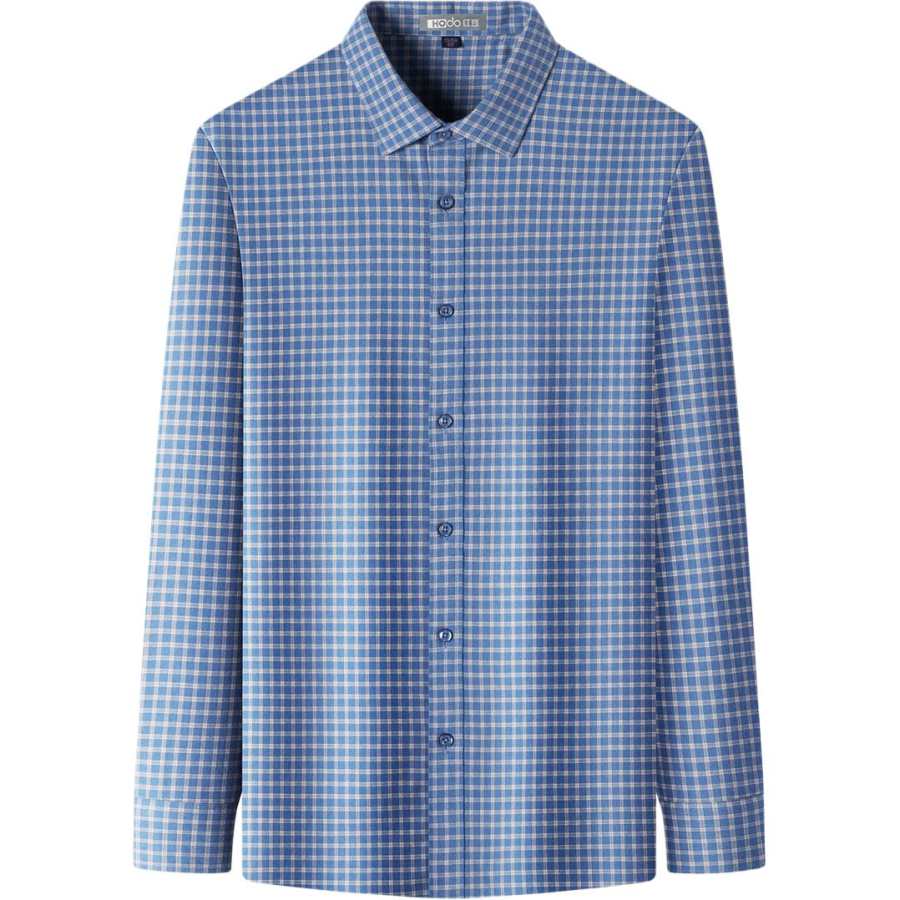 Hodo Shirts Men's Lapel Thickened And Fleece Lined Other