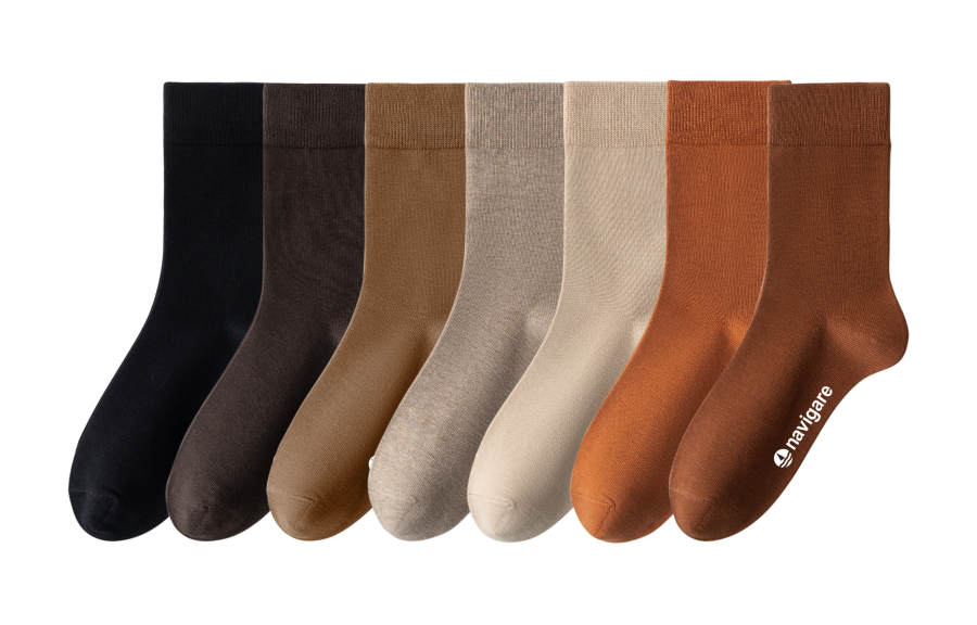 NAVIGARE Crew Socks Unisex 7 Pack