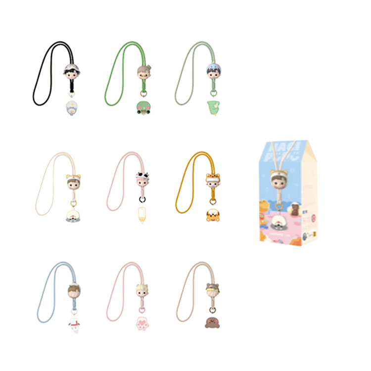 POP MART POP MART HACIPUPU Lanyard Mystery Boxes Single Mystery Box/Full Box 9 Pcs