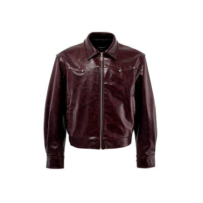 BENMYSHOWER Leather Jacket Unisex