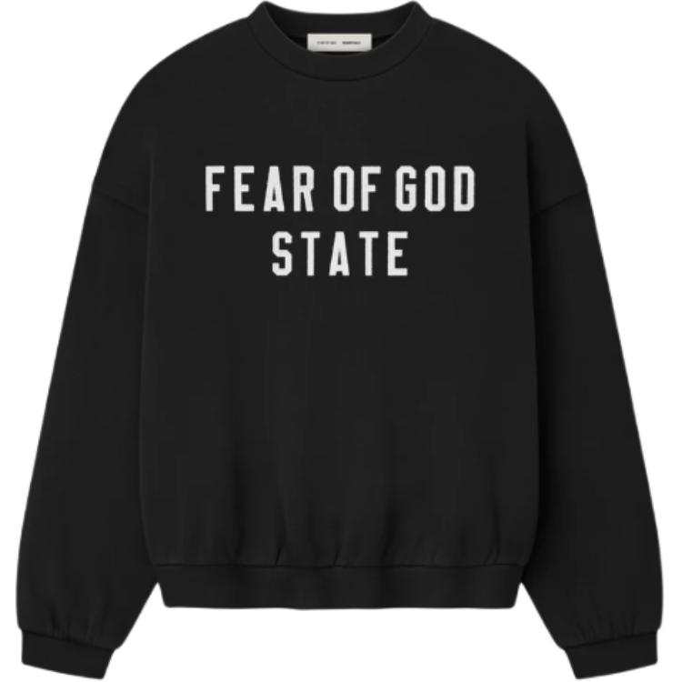 Fear Of God Essentials Logo Printed Crewneck Sweatshirt