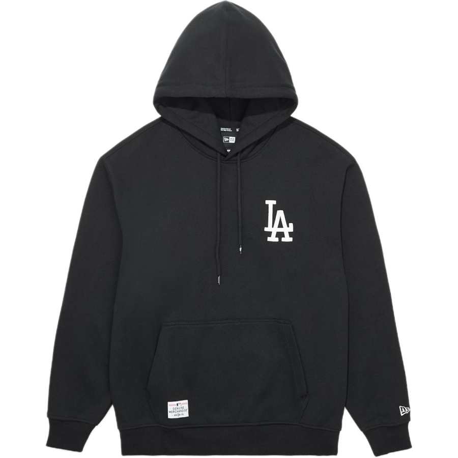 New Era Sweatshirts Unisex Black Hooded Non Detachable Moderate