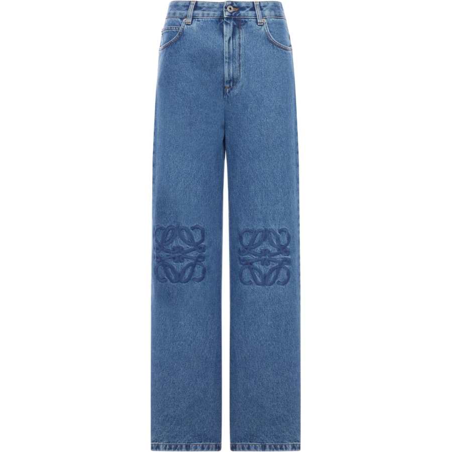 LOEWE Loewe anagram embroidered jeans