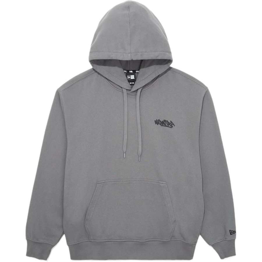 New Era Sweatshirts Unisex Gray Hooded Non Detachable Moderate