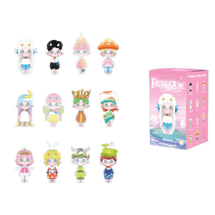 POP MART POP MART Zoe Midsummer Elf Night Collection Mystery Boxes Single Mystery Box/Whole Box 12 Pcs