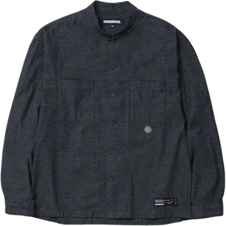 NEIGHBORHOOD Shirts Unisex Stand Collar Moderate