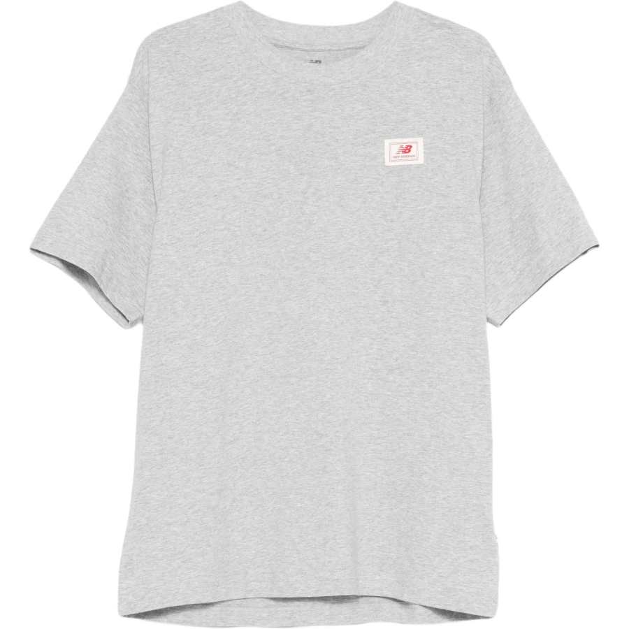 New Balance New Balance T Shirts Men's Gray Crew Neck Moderate