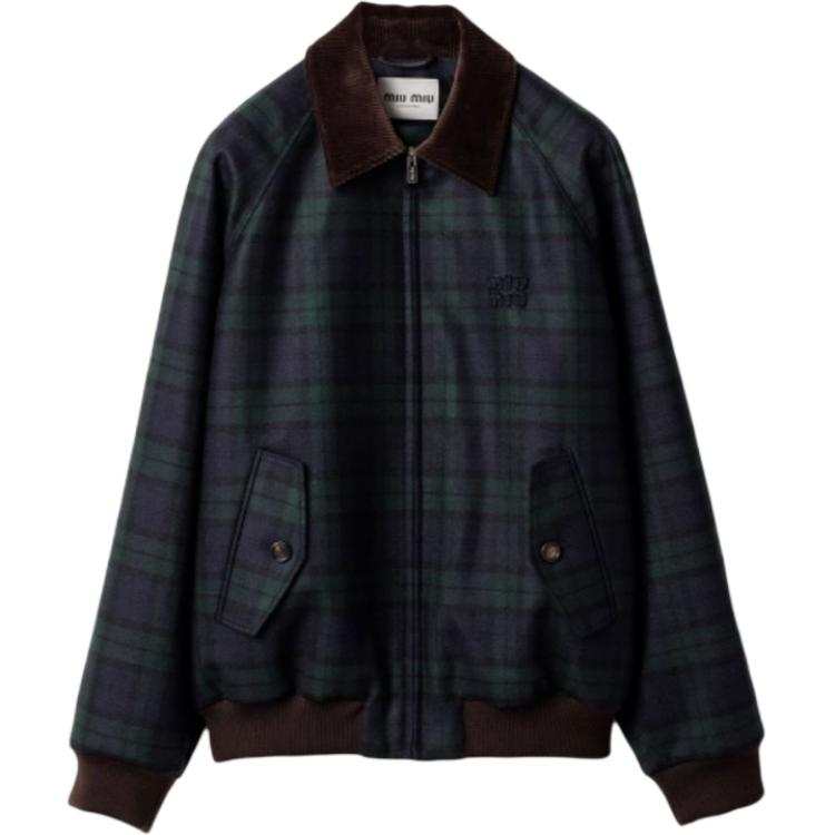 Miu Miu Long-Sleeved Zipped Coat
