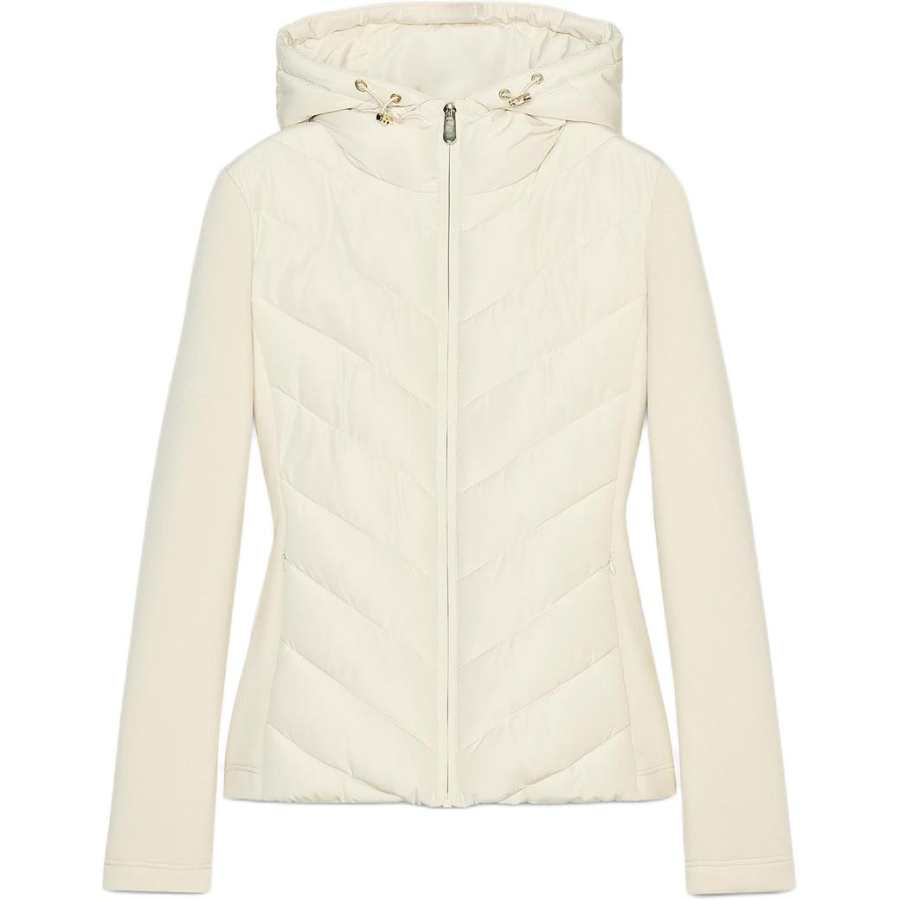 ZARA Puffer Jackets Women's White Moderate