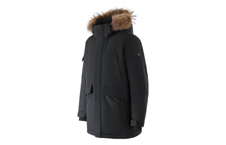 KOLON SPORT Down Jackets Men's Hooded Non Detachable Moderate