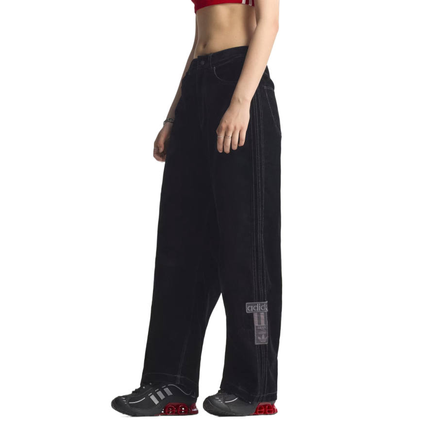 Adidas Adidas Jeans Women's Black Moderate Straight Fit Pants