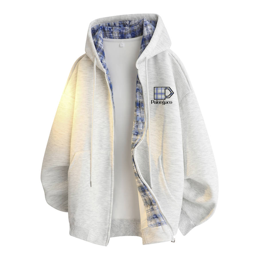 PAL ONGACO Sweatshirts Unisex Hooded Moderate Cardigan