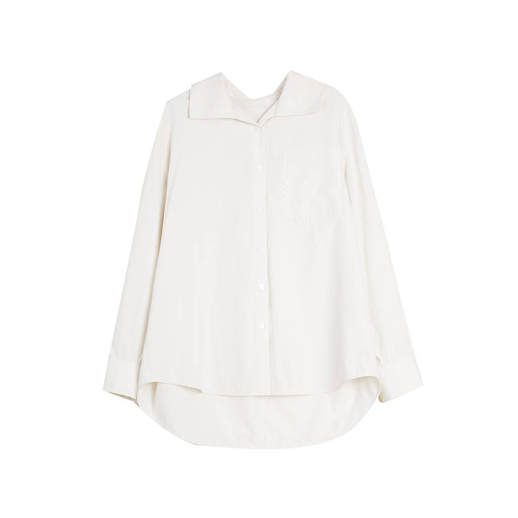 ELLE Shirts Women's Lapel Moderate Shirt