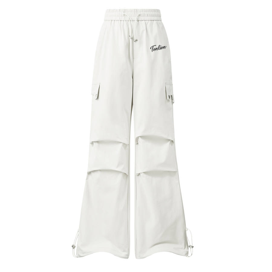 Tonlion Casual Pants Women's Moderate Straight Fit Pants