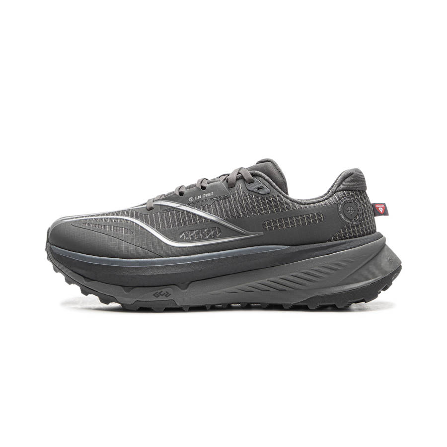 Li-Ning Li Ning De Lu Low top Casual Running Shoes Men's Coal Smoke Gray