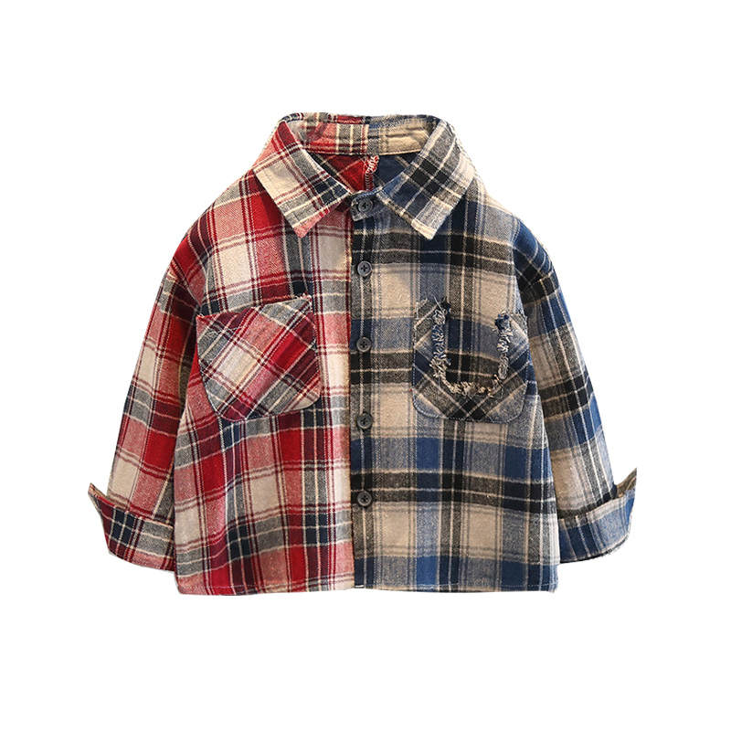 Lanza Casual Shirt Spring Fall Red Children Aged 3 7 Years Old