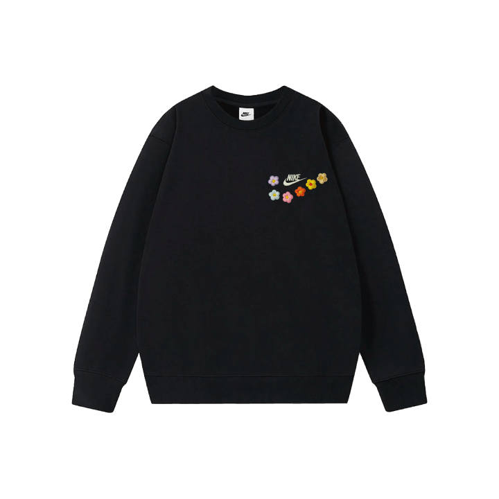 Nike Nike Sweatshirts Unisex Black Crew Neck Moderate Regular