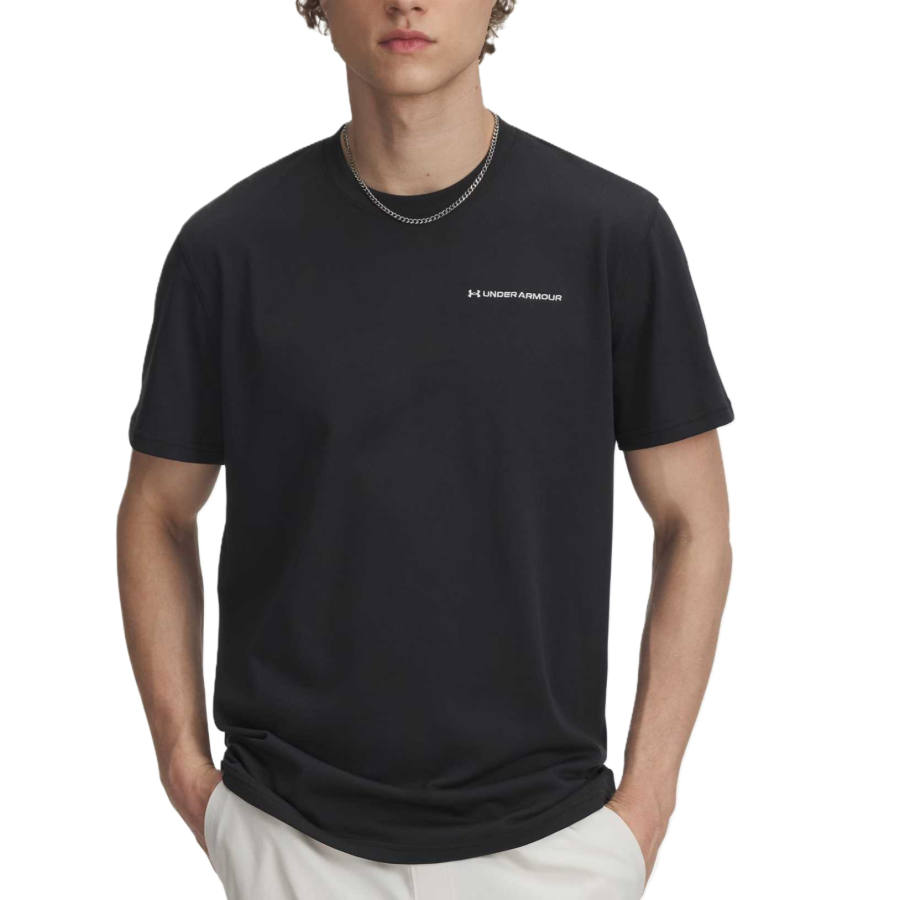 Under Armour T Shirts Men's Black Crew Neck