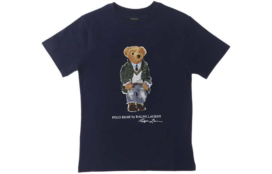 Polo Ralph Lauren Polo Bear T Shirt Standard Marine Blue Teenagers