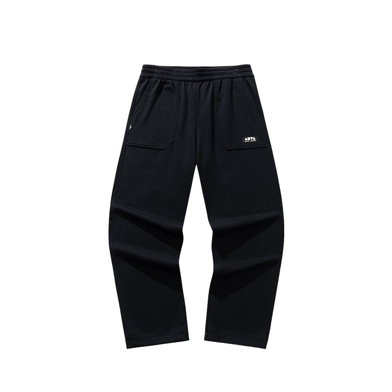 Anta Life Collection Comfortable Casual Versatile Fleece Lined Loose Fit Minimalist Style Straight Fit Thermal