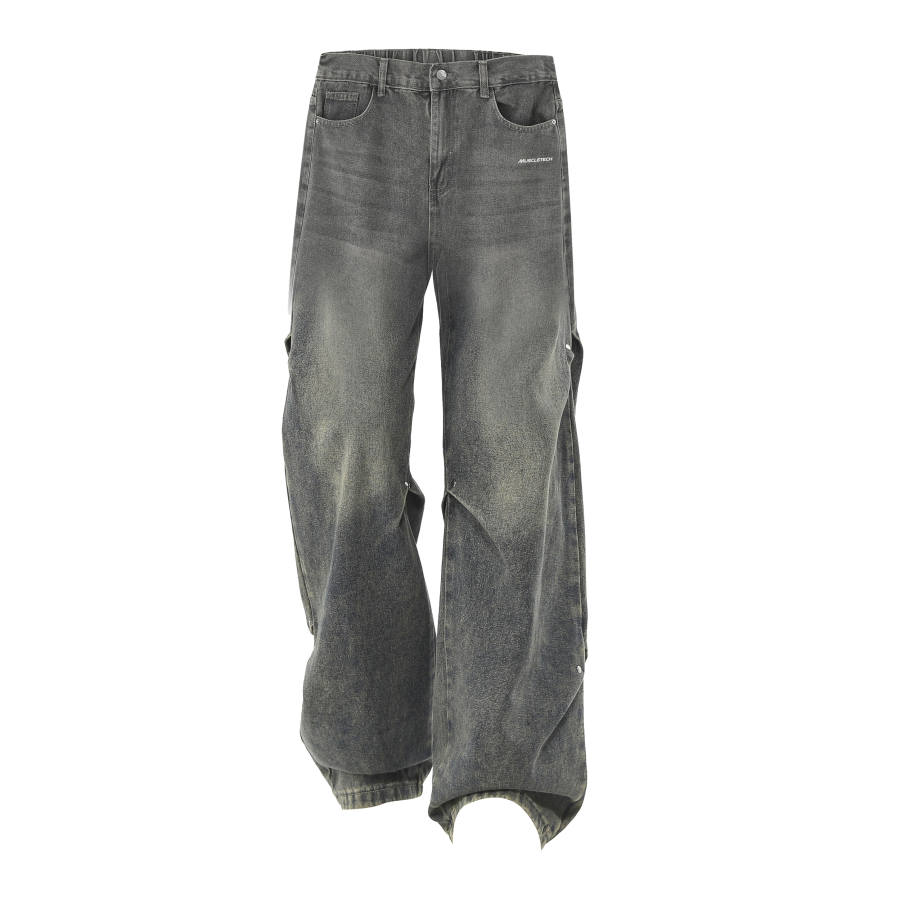 MUSCLETECH MUSCLETECH Jeans Unisex Moderate Straight Fit Pants