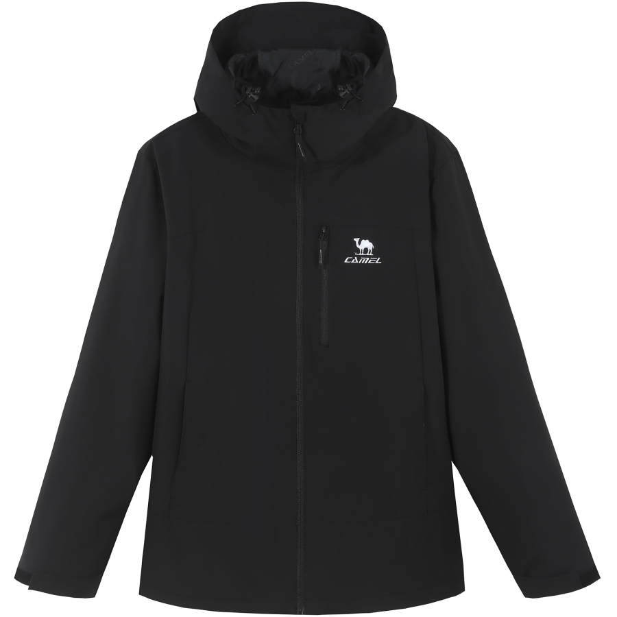 CAMEL Urban Function Series Hooded Sports & Outdoors Mountaineering Three Proofing Anti Static Fleece Lined