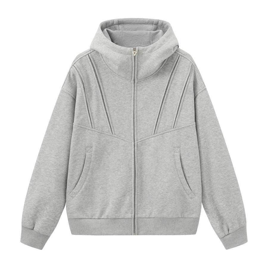 COLDSTONE COLDSTONE Jackets Unisex Heather Gray Hooded Moderate Workwear