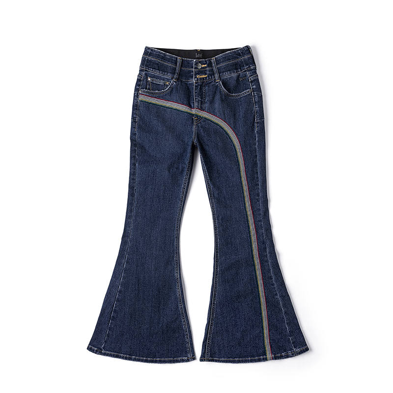 Lee Lee Jeans Women's Medium Blue Moderate Flared Pants