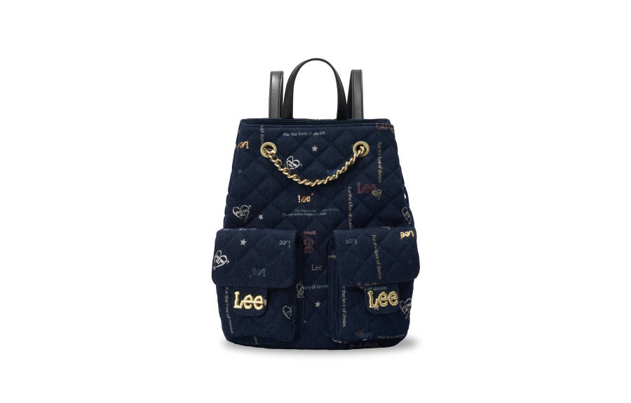 Lee Lee PU, Textile Mixture Backpack Women's Blue Black/Light Blue