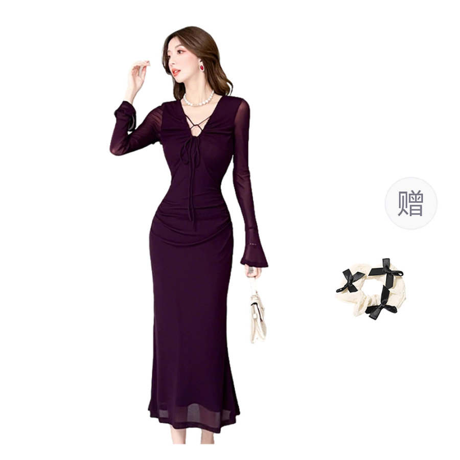 CPAURA Long Sleeved Dress Women's