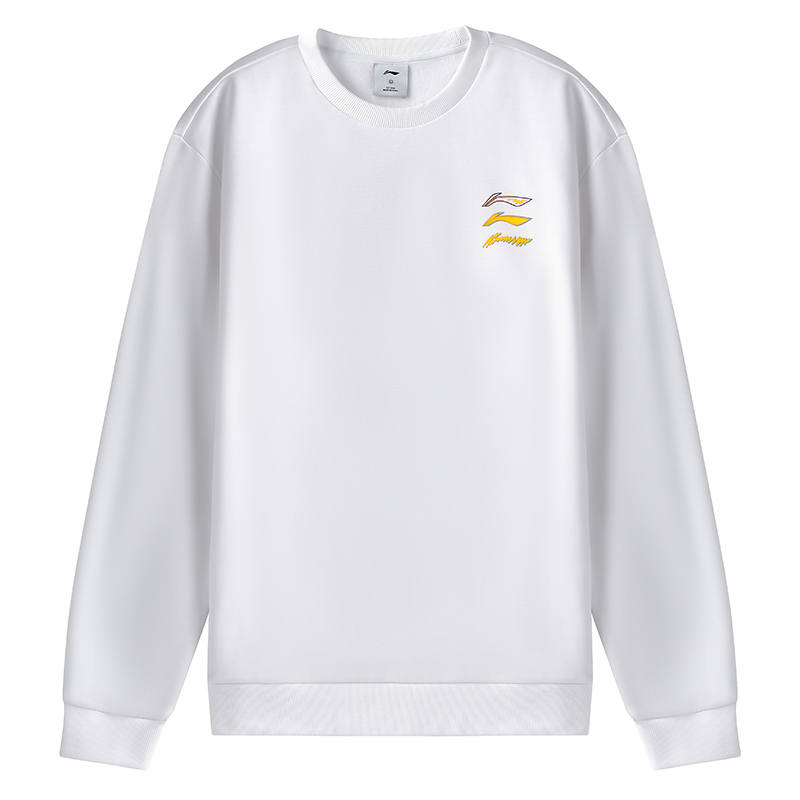 Li-Ning Li Ning Fleece Lined Pullover Thermal Crew Neck Minimalist Style Versatile Fashion Comfortable And Trendy Sports Top