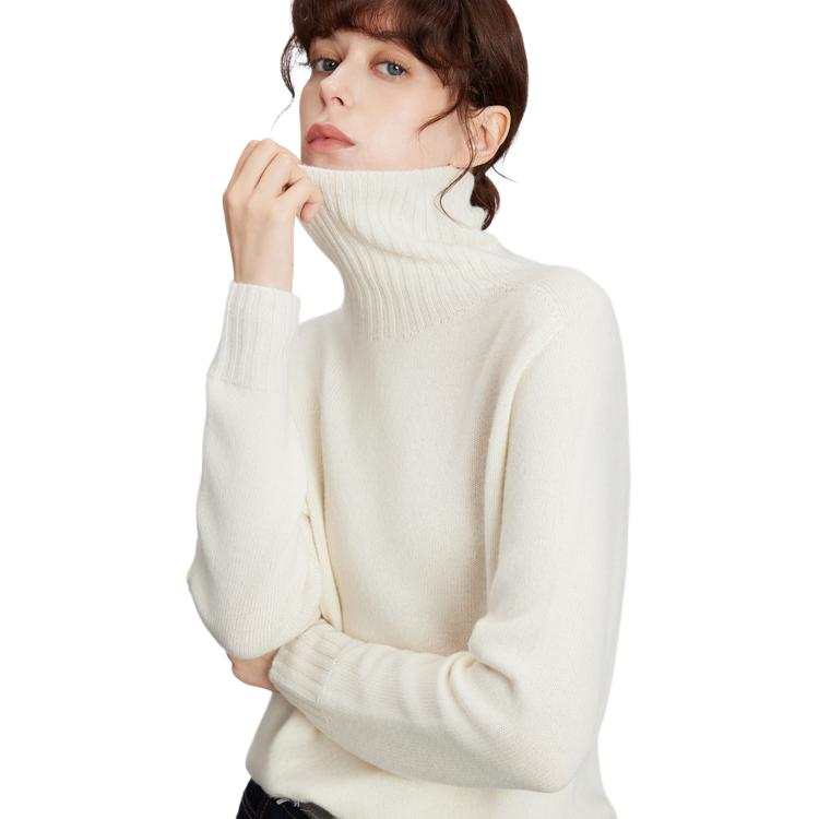 ELLE Knitwear Women's Turtleneck Thickened Base Layer