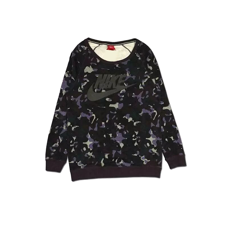 Nike Nike Sweatshirts Women's Purple/Black Crew Neck Moderate