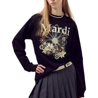 MARDI MERCREDI Drop Shoulder Sleeve T Shirt Women's