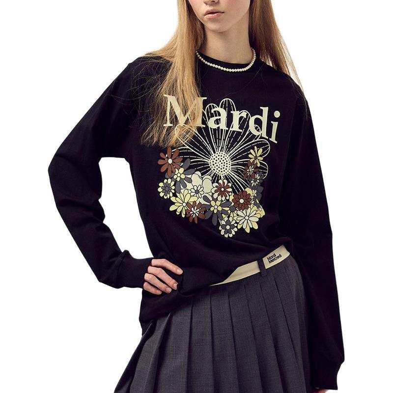 MARDI MERCREDI Drop Shoulder Sleeve T Shirt Women's