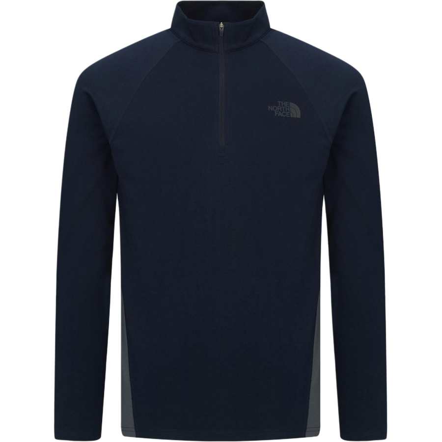 THE NORTH FACE Apparel Collection T Shirts Men's Midnight Marine Blue Stand Collar