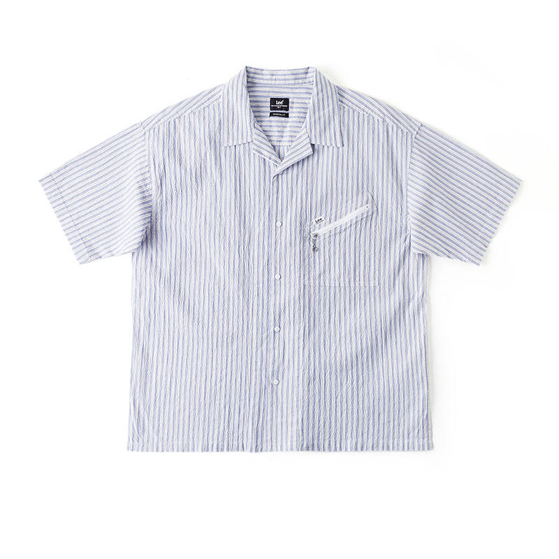 Lee Lee Shirts Men's Light Blue Moderate Workwear