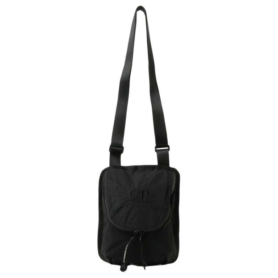 C.P.Company Nylon Shoulder Bag Men's Black/Khaki