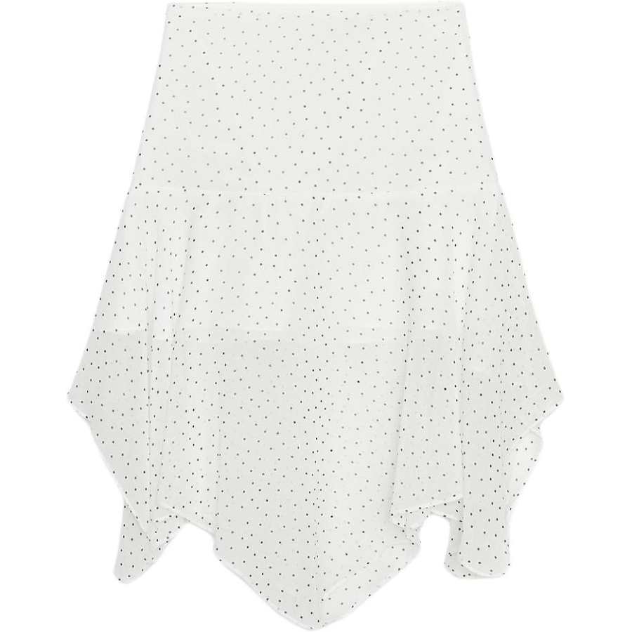 ZARA Casual Long Skirts Women's White/Black Moderate
