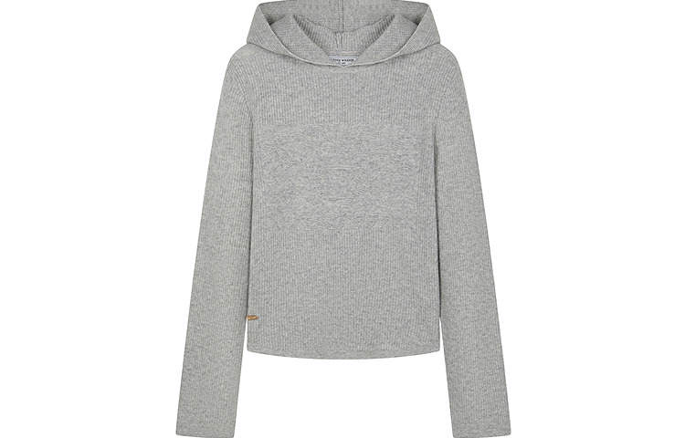 Teenie Weenie Knitwear Women's Gray Hooded Moderate Other