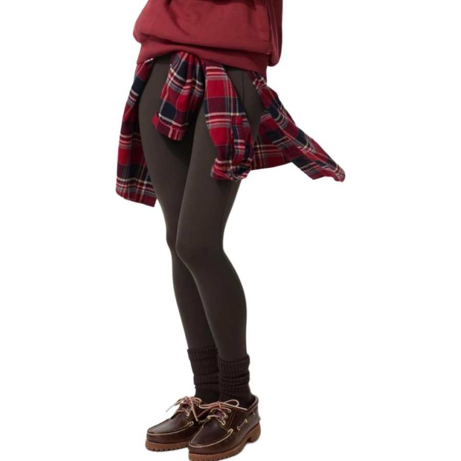 UNIQLO Leggings Women's Brown Black Moderate