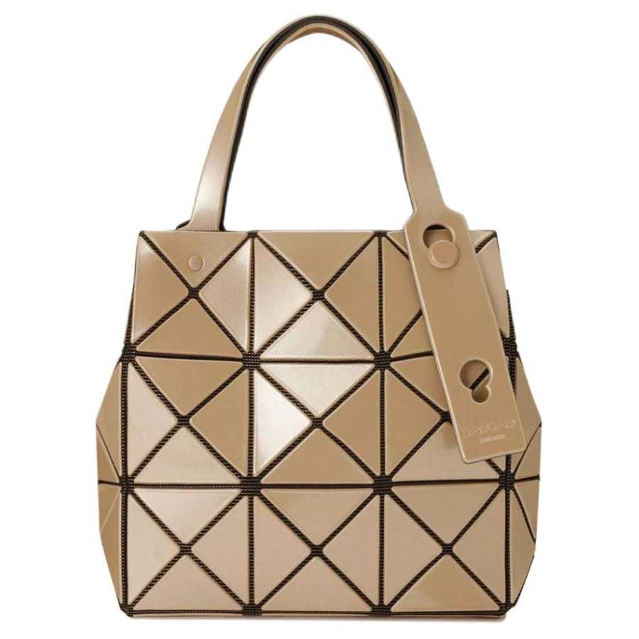 ISSEY MIYAKE CARAT PVC Handbag Mini Women's Yellow