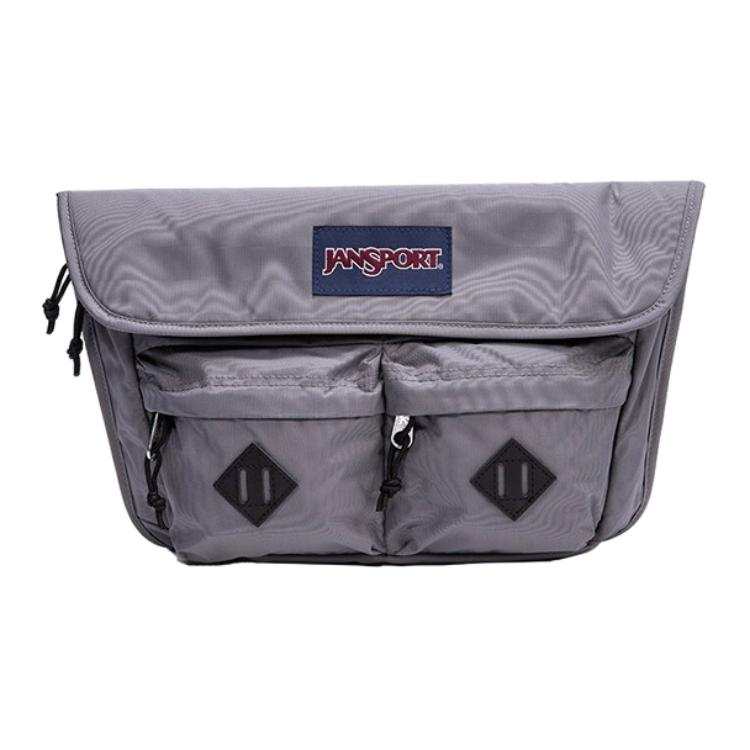 JanSport Fabric Crossbody Bags Unisex Light Gray