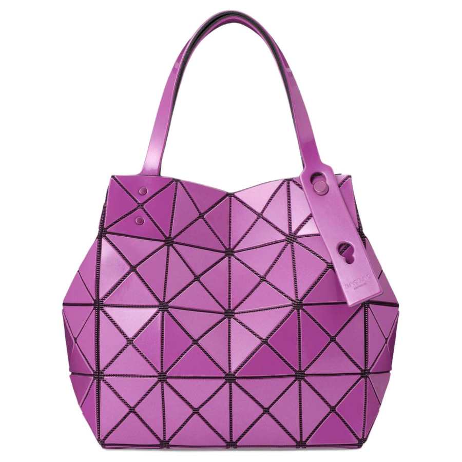 ISSEY MIYAKE CARAT Polyvinyl Chloride Handbag Regular Women's Purple