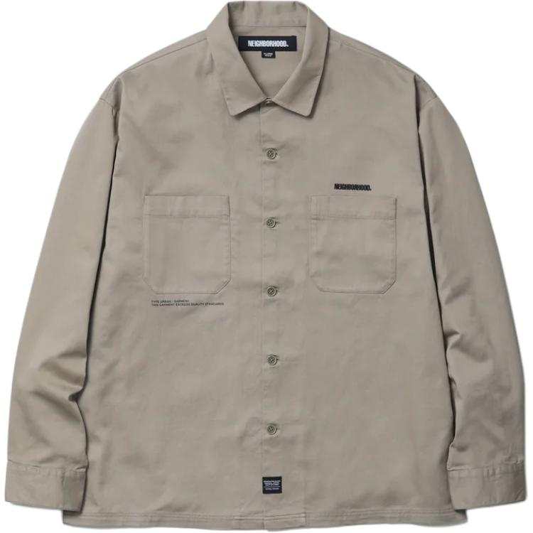 NEIGHBORHOOD Shirts Unisex Lapel Moderate